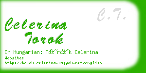 celerina torok business card